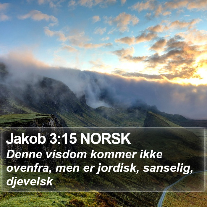 Jakob 3:15 NORSK Bible Study