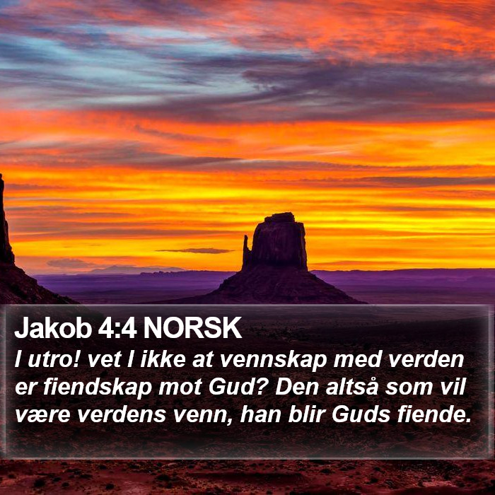 Jakob 4:4 NORSK Bible Study