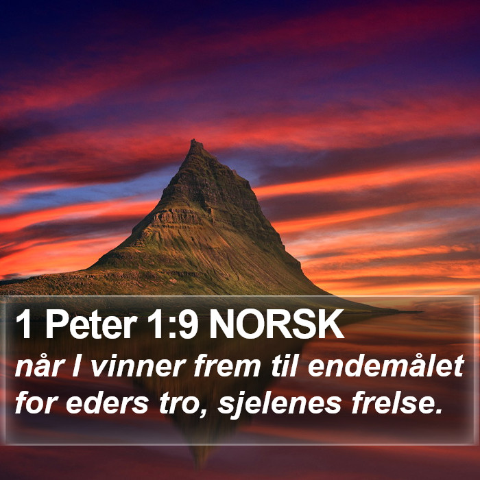 1 Peter 1:9 NORSK Bible Study