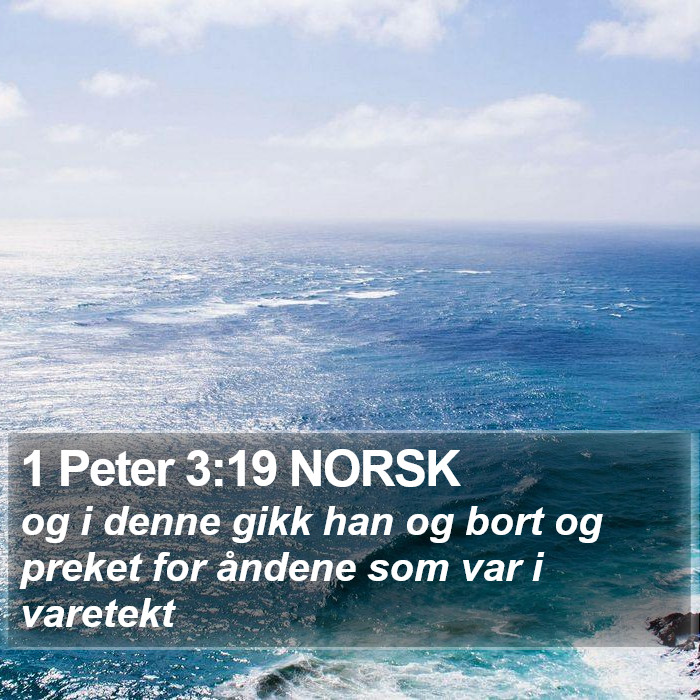 1 Peter 3:19 NORSK Bible Study