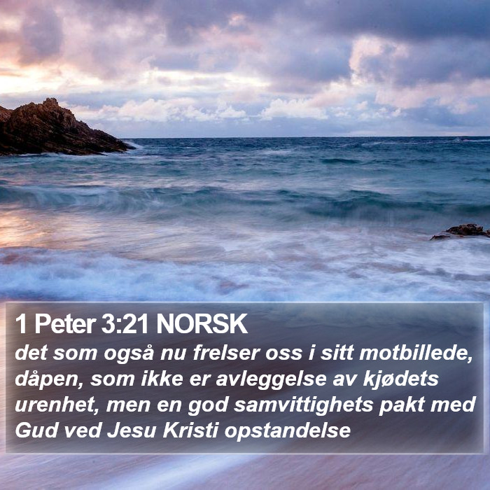 1 Peter 3:21 NORSK Bible Study