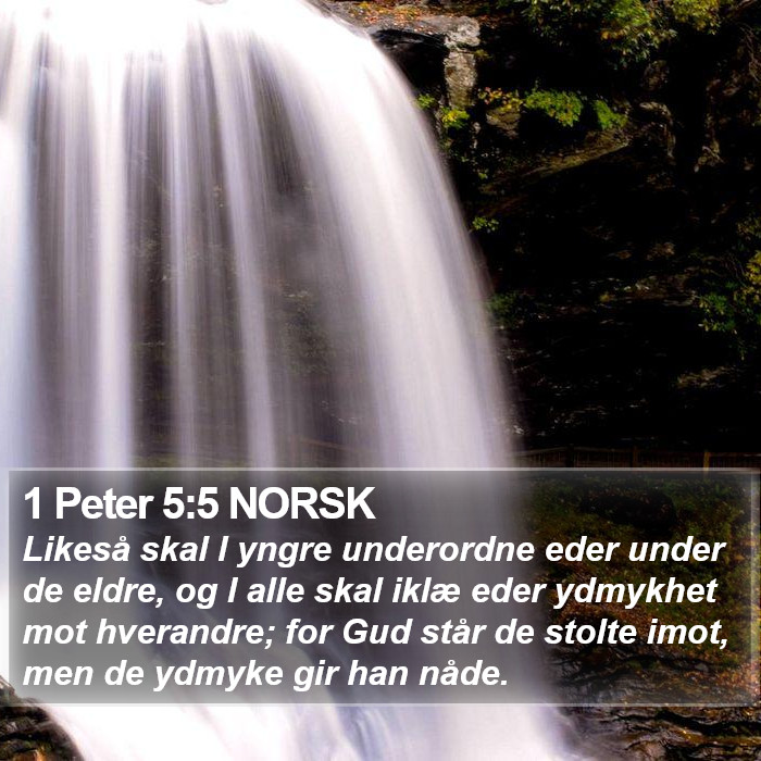 1 Peter 5:5 NORSK Bible Study
