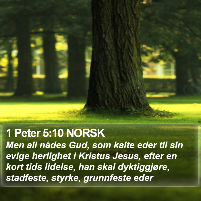 1 Peter 5:10 NORSK Bible Study