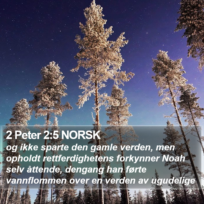 2 Peter 2:5 NORSK Bible Study