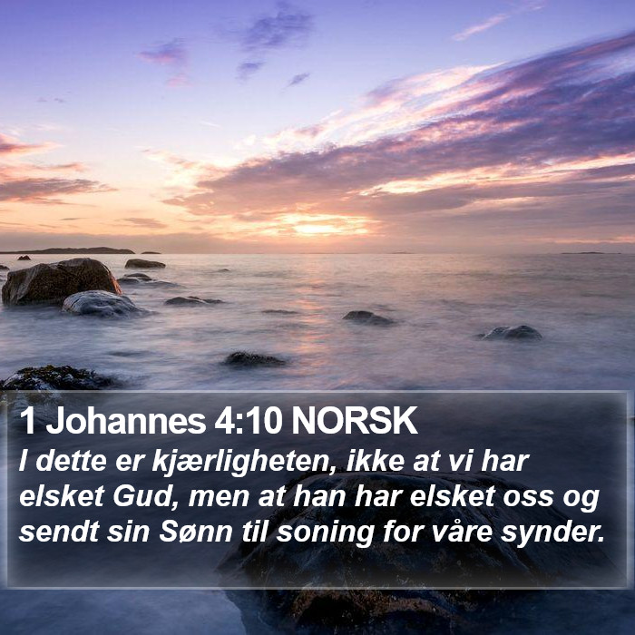 1 Johannes 4:10 NORSK Bible Study