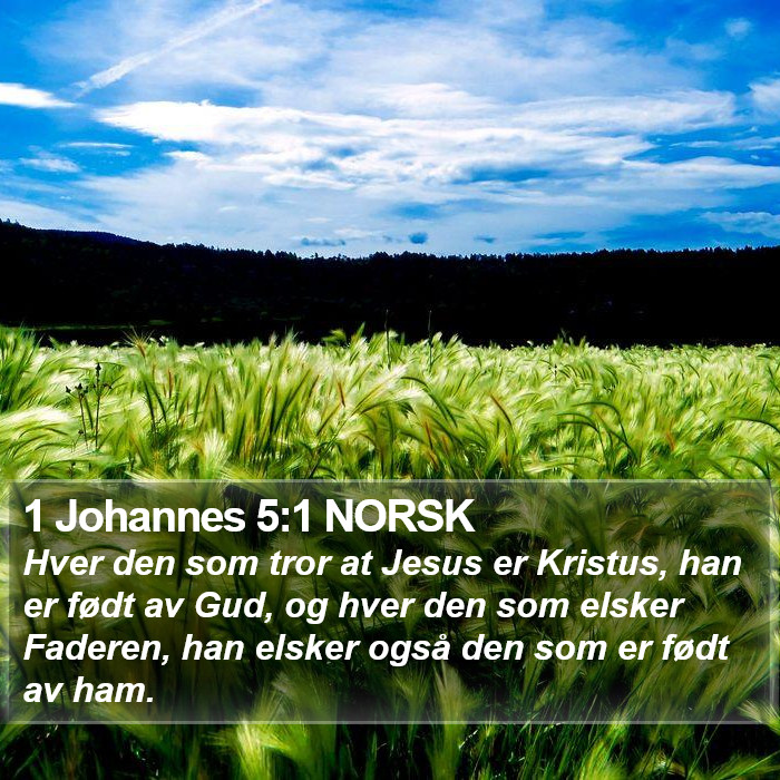 1 Johannes 5:1 NORSK Bible Study