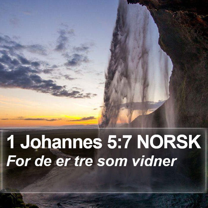 1 Johannes 5:7 NORSK Bible Study