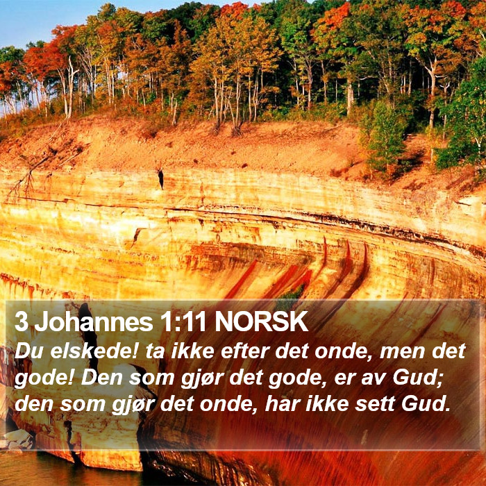 3 Johannes 1:11 NORSK Bible Study