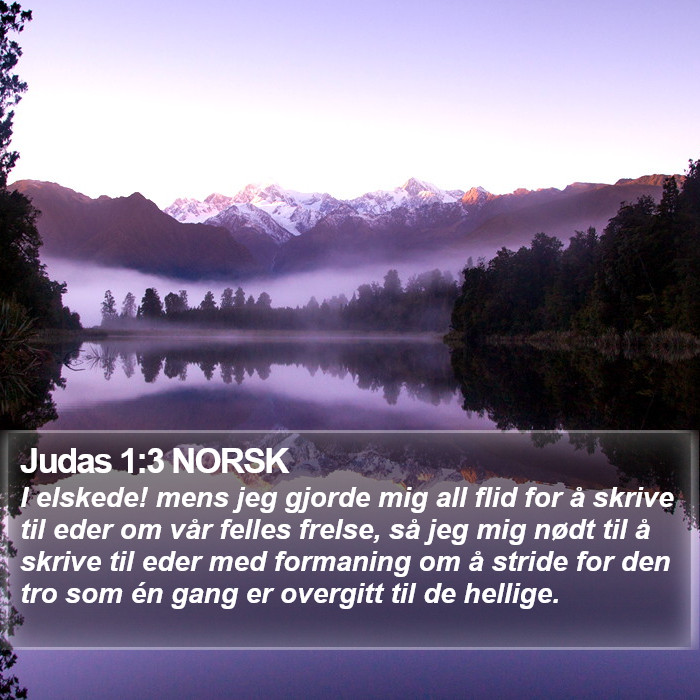 Judas 1:3 NORSK Bible Study