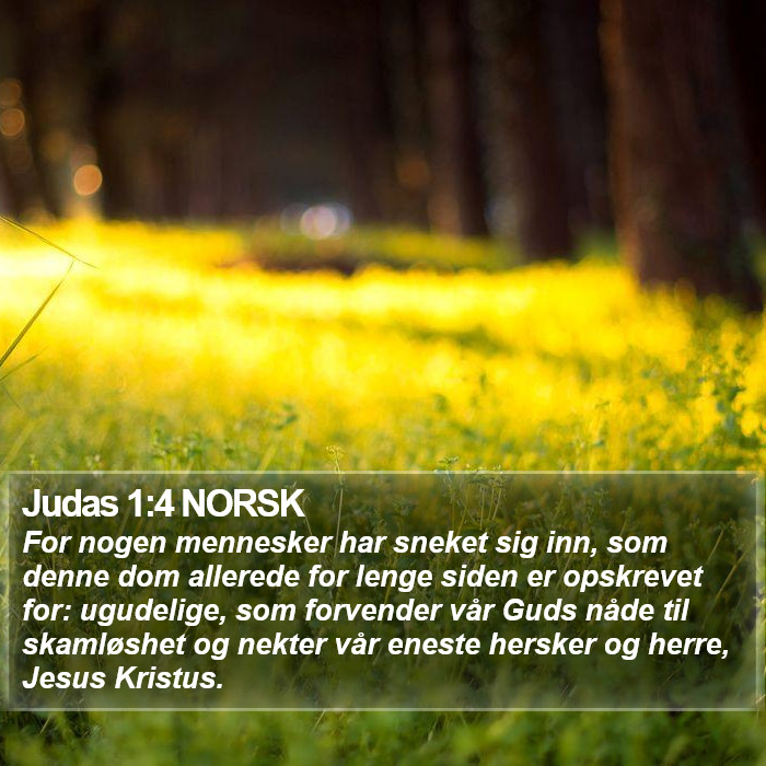 Judas 1:4 NORSK Bible Study