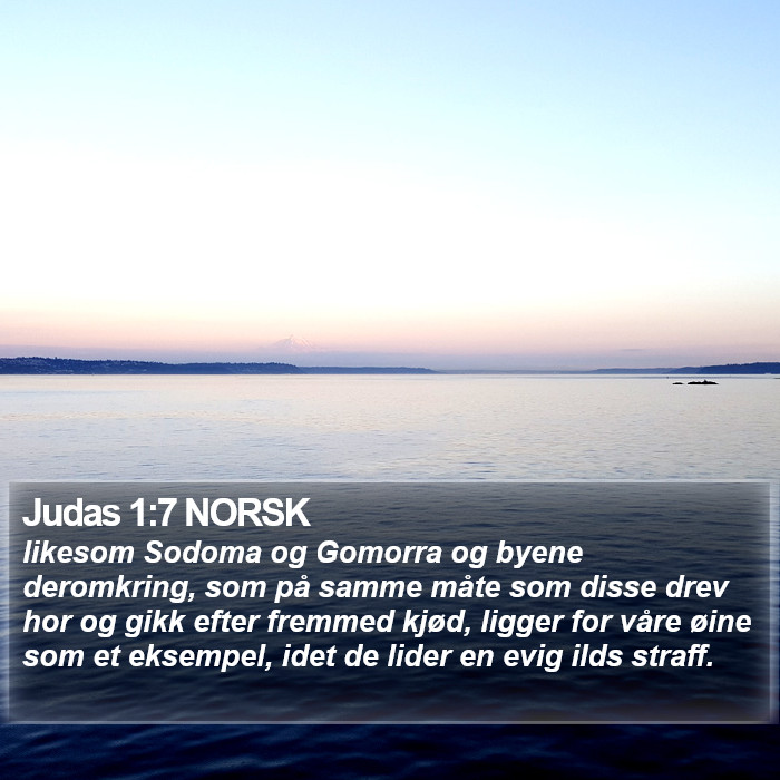 Judas 1:7 NORSK Bible Study