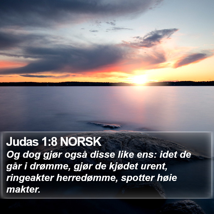 Judas 1:8 NORSK Bible Study