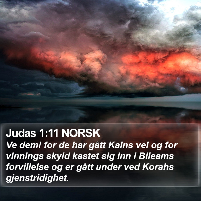 Judas 1:11 NORSK Bible Study