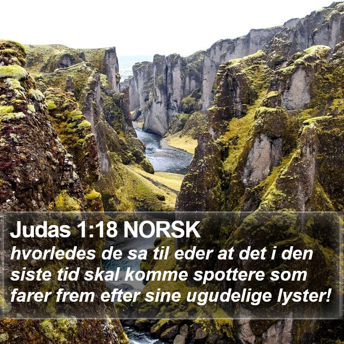 Judas 1:18 NORSK Bible Study