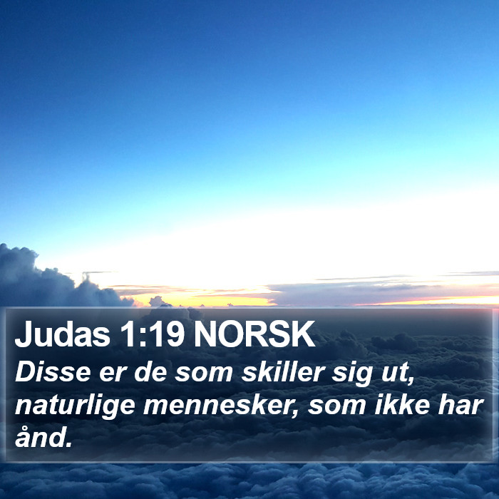 Judas 1:19 NORSK Bible Study