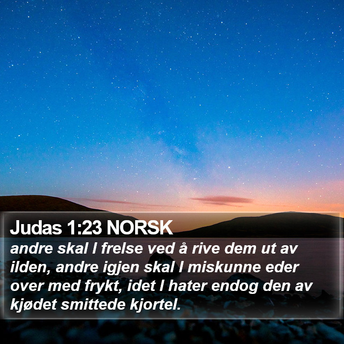 Judas 1:23 NORSK Bible Study