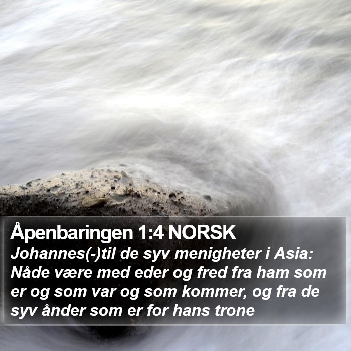 Åpenbaringen 1:4 NORSK Bible Study