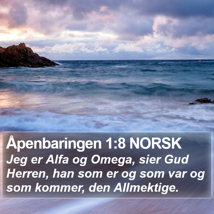 Åpenbaringen 1:8 NORSK Bible Study