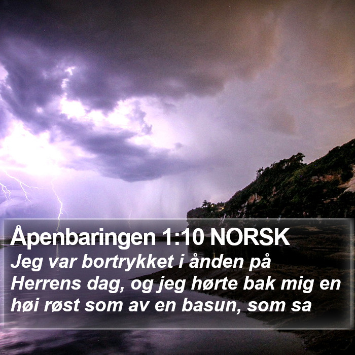 Åpenbaringen 1:10 NORSK Bible Study