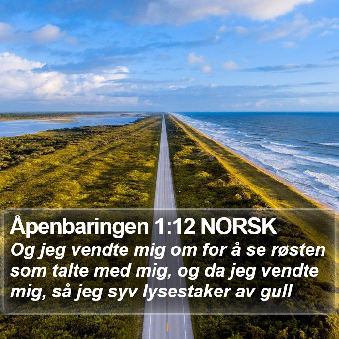 Åpenbaringen 1:12 NORSK Bible Study