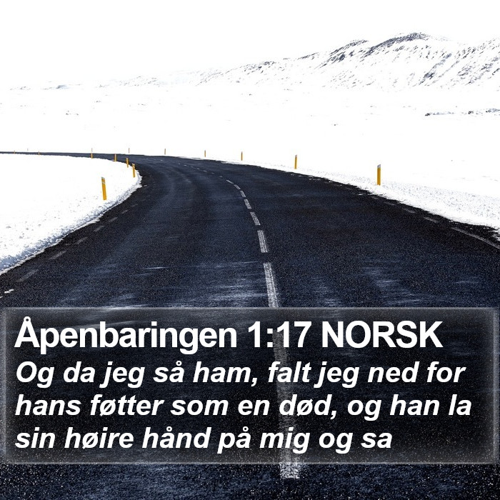 Åpenbaringen 1:17 NORSK Bible Study