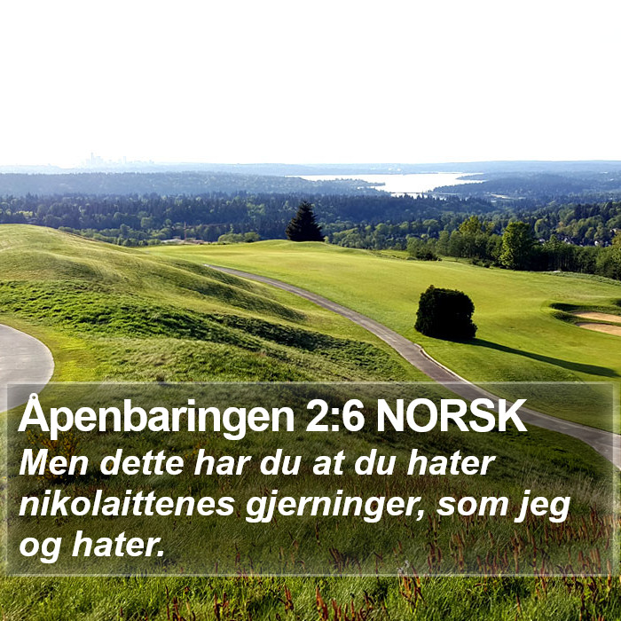 Åpenbaringen 2:6 NORSK Bible Study