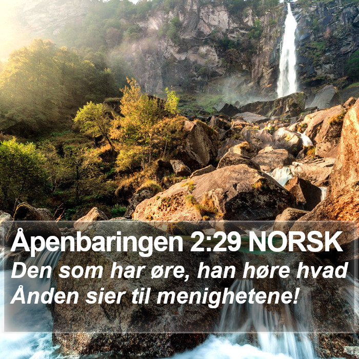 Åpenbaringen 2:29 NORSK Bible Study