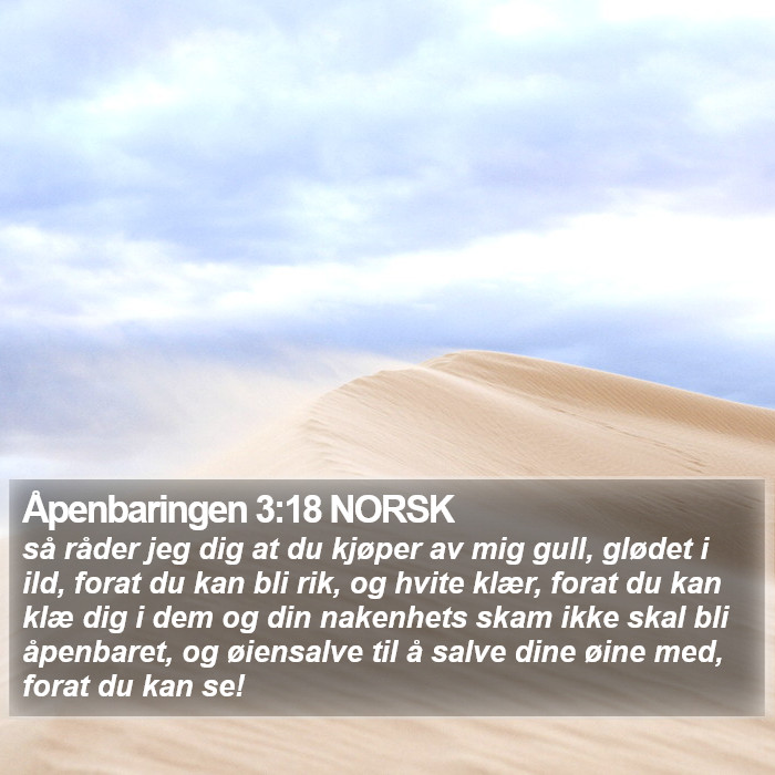 Åpenbaringen 3:18 NORSK Bible Study