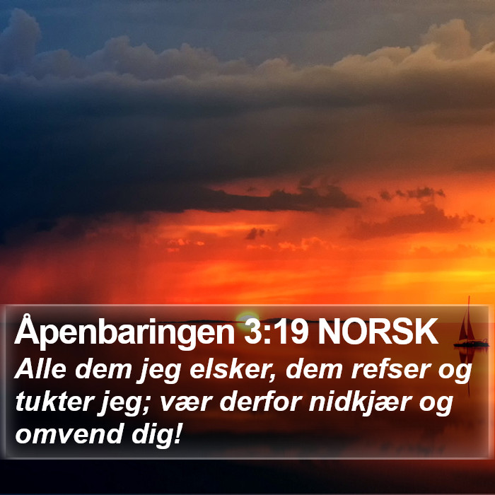 Åpenbaringen 3:19 NORSK Bible Study