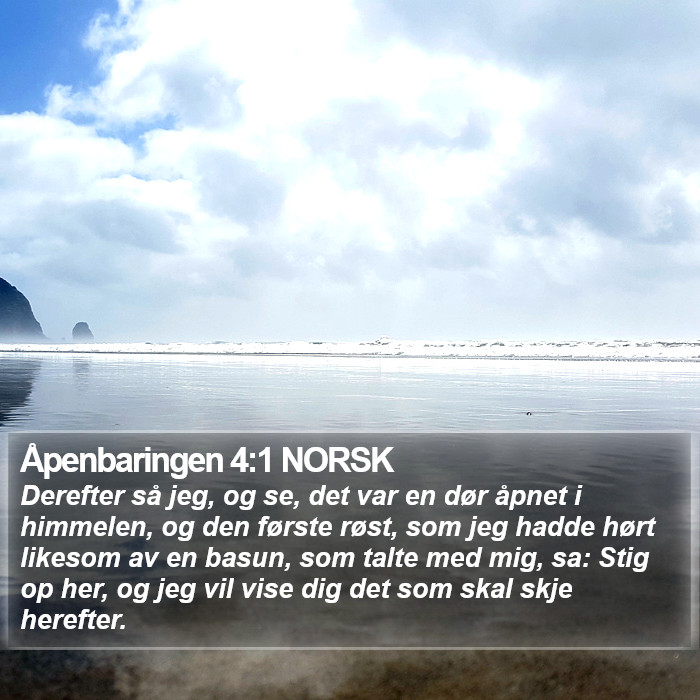 Åpenbaringen 4:1 NORSK Bible Study