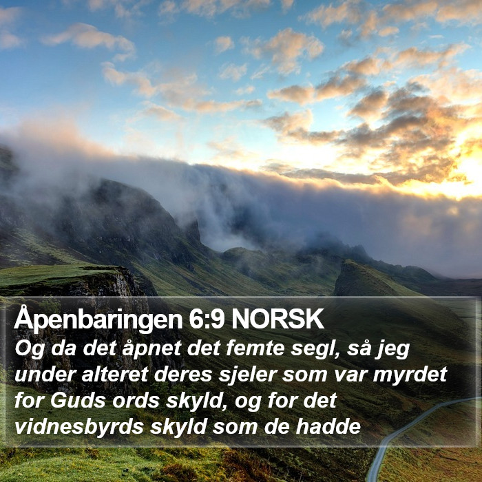 Åpenbaringen 6:9 NORSK Bible Study