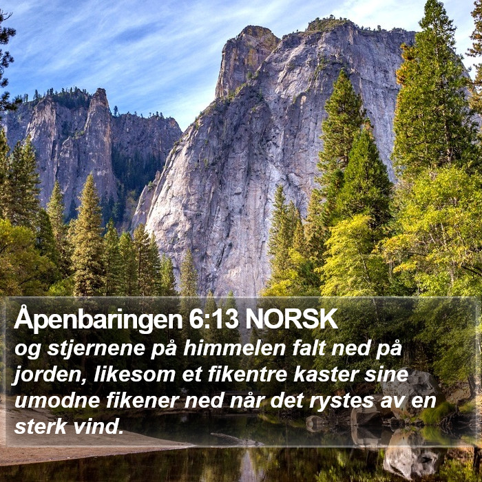 Åpenbaringen 6:13 NORSK Bible Study