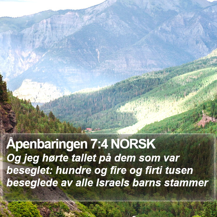 Åpenbaringen 7:4 NORSK Bible Study