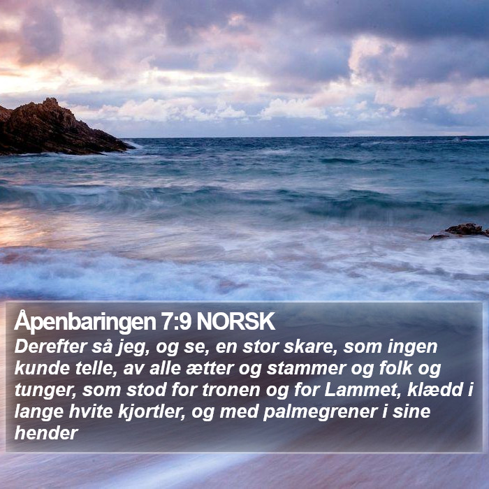 Åpenbaringen 7:9 NORSK Bible Study