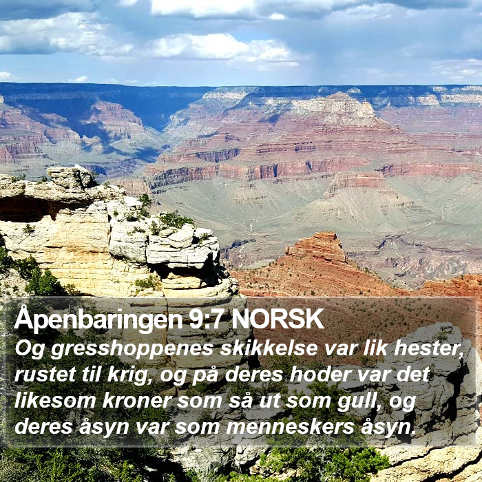 Åpenbaringen 9:7 NORSK Bible Study