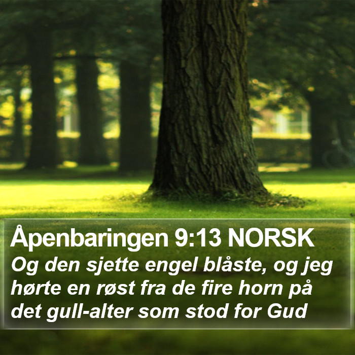 Åpenbaringen 9:13 NORSK Bible Study