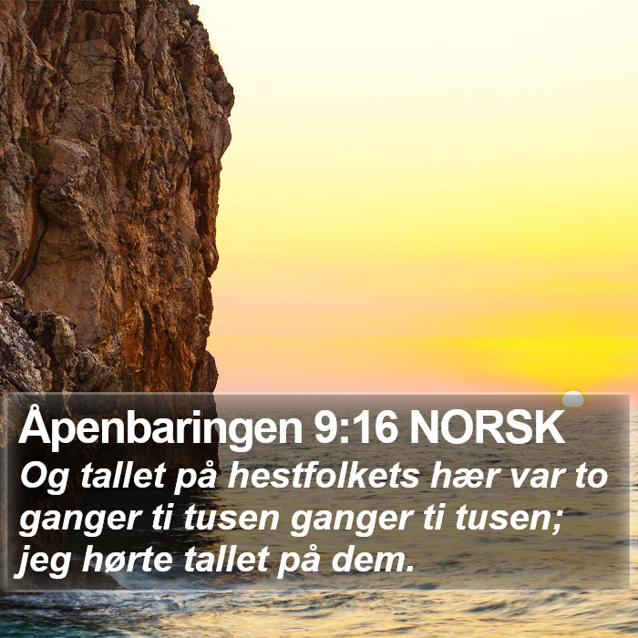 Åpenbaringen 9:16 NORSK Bible Study