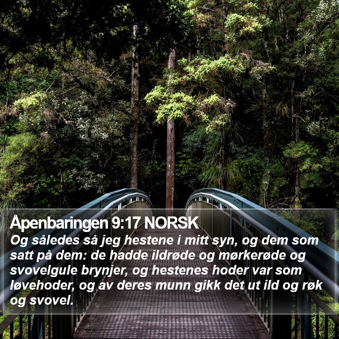 Åpenbaringen 9:17 NORSK Bible Study