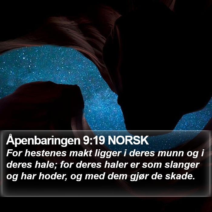 Åpenbaringen 9:19 NORSK Bible Study