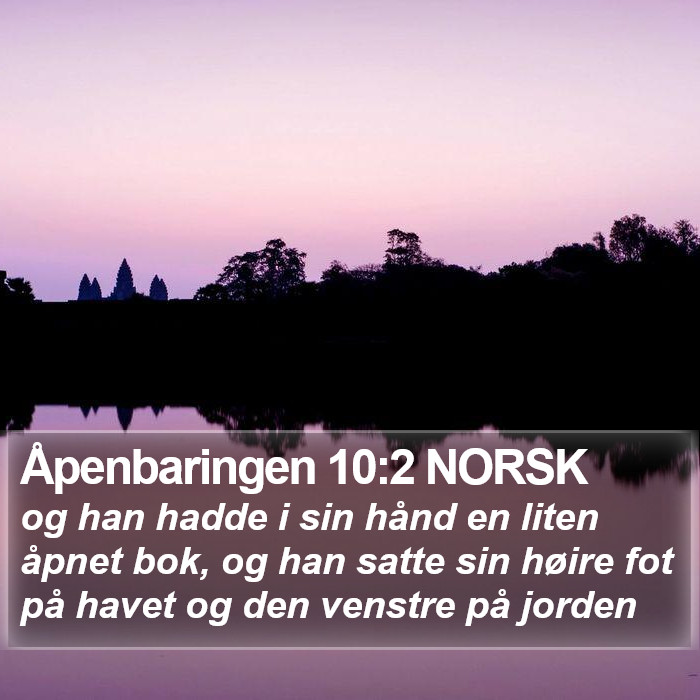 Åpenbaringen 10:2 NORSK Bible Study