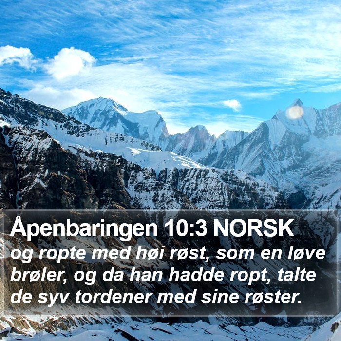 Åpenbaringen 10:3 NORSK Bible Study