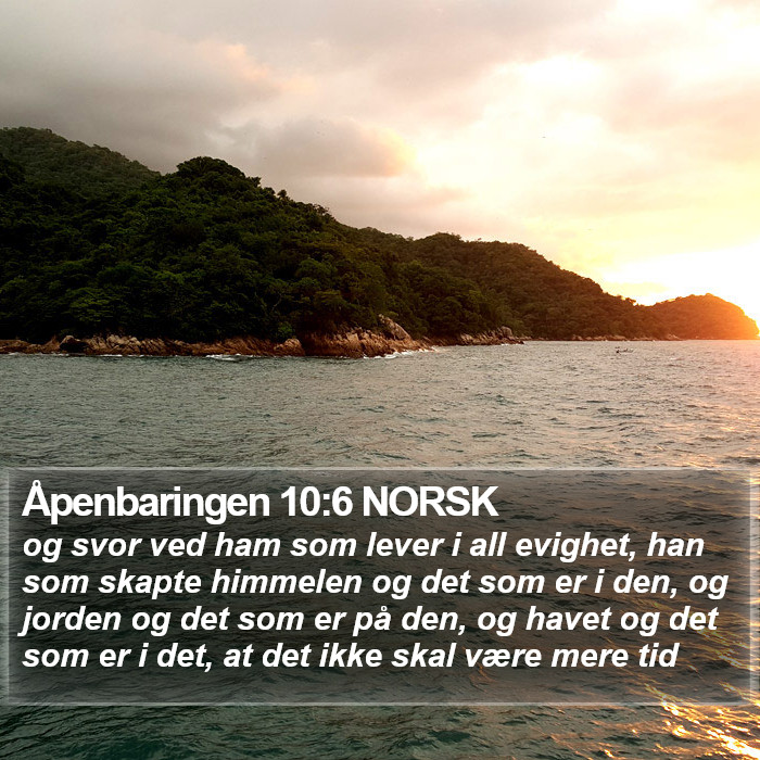 Åpenbaringen 10:6 NORSK Bible Study