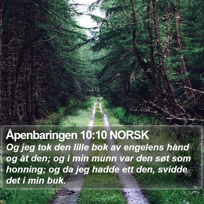 Åpenbaringen 10:10 NORSK Bible Study