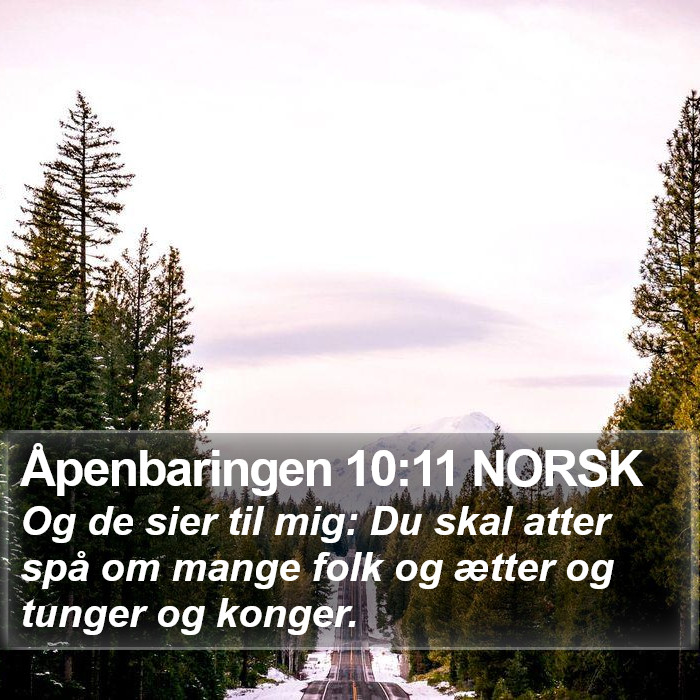 Åpenbaringen 10:11 NORSK Bible Study