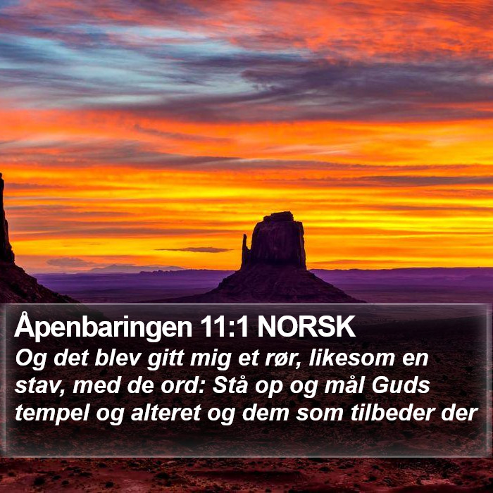 Åpenbaringen 11:1 NORSK Bible Study