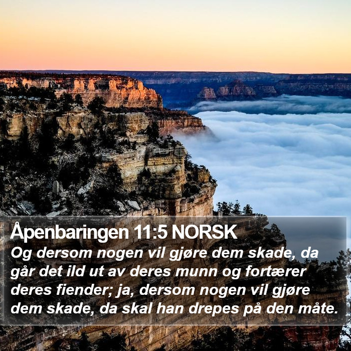 Åpenbaringen 11:5 NORSK Bible Study