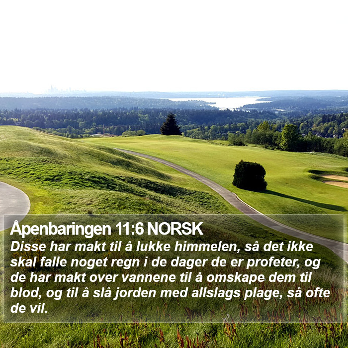 Åpenbaringen 11:6 NORSK Bible Study