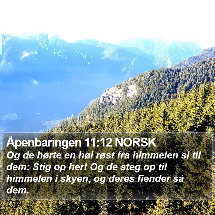 Åpenbaringen 11:12 NORSK Bible Study