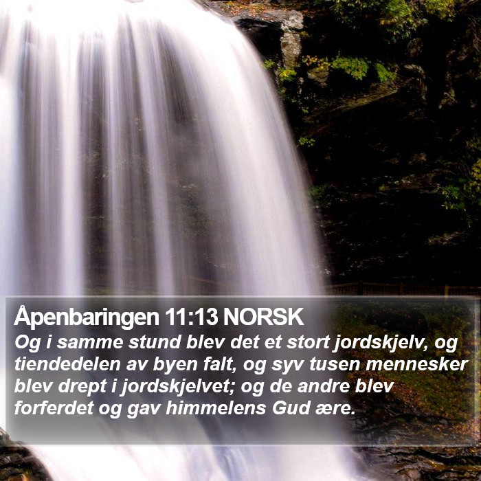 Åpenbaringen 11:13 NORSK Bible Study