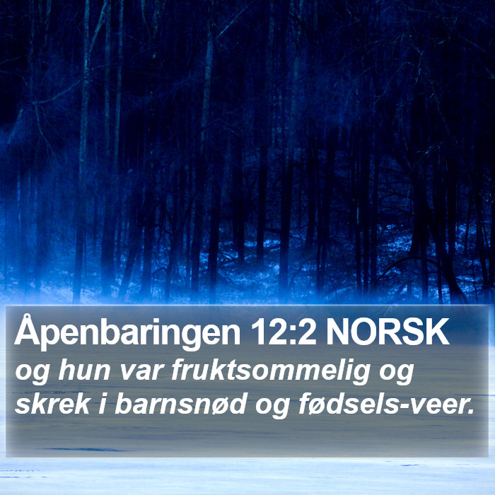 Åpenbaringen 12:2 NORSK Bible Study